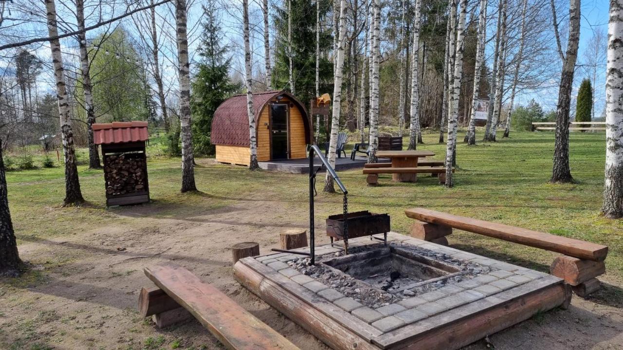 Camping Oskalns Cesis Bagian luar foto