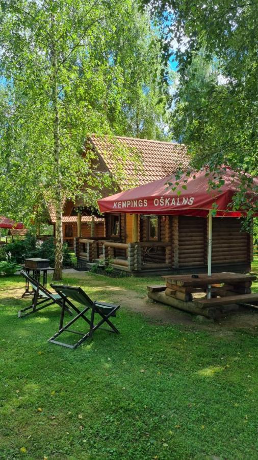 Camping Oskalns Cesis Bagian luar foto